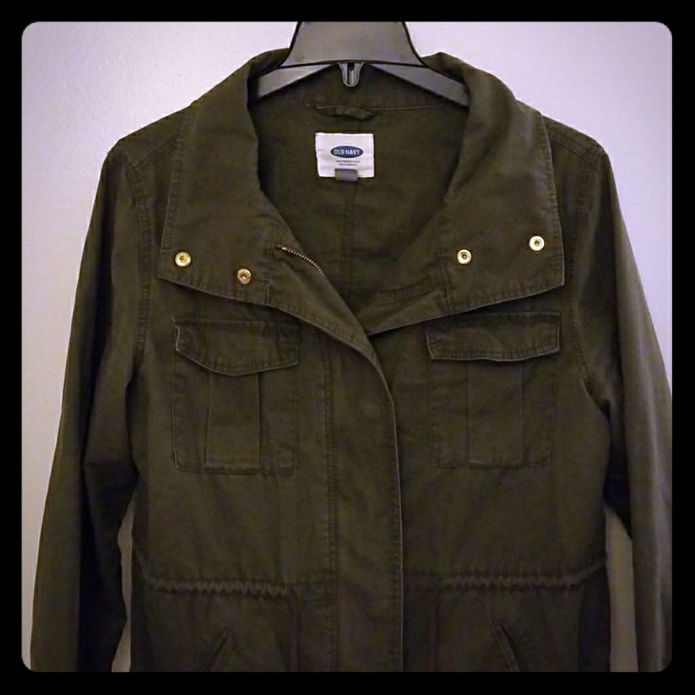 Olive Cotton Jacket